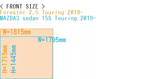#Forester 2.5 Touring 2018- + MAZDA3 sedan 15S Touring 2019-